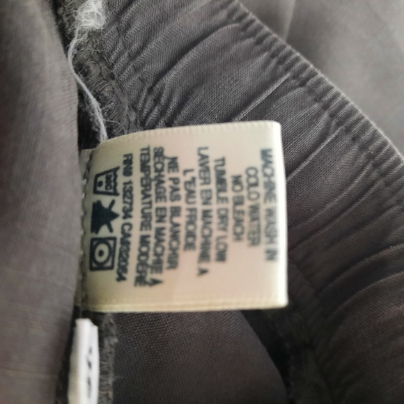 Cloth & Stone Pocket Joggers Women's Sz XSmall Charcoal Gray Elastic Waist - Picture 9 of 11